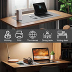 DAWNTREES Desk Mat Protector, PU Leather Desk Pad, Non Slip, Large Mouse Pad - Image 3