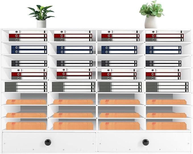 SHIECAMASIC Literature Organizer, 32 Compartments Office Mailbox by Unknown