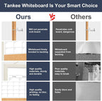 Calendar Whiteboard for Wall, 18x24 Inches Whiteboard Calendar Cork Board Combo - Image 3