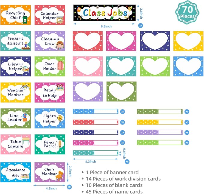 REGELETO Class Jobs Pocket Chart - Image 4