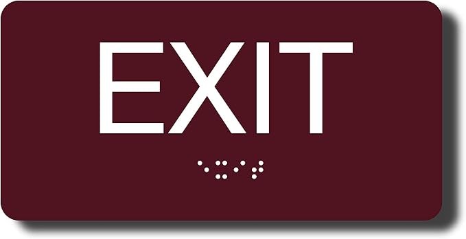 ADA Compliant Sign with Braille - Image 2