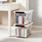 Citylife 54 QT Clear Plastic Storage Bins - Image 6