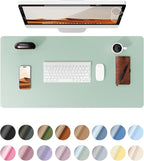 YSAGi Leather Desk Protector, Office Mat, Large Mouse Mat, Non-Slip PU Leather by YSAGi