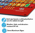 Weather-Proof Aluminum School Playground Communication Board - Image 7