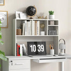 Tangkula Desktop Bookshelf, Countertop Storage Hutch - Image 2