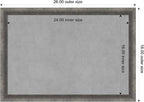 Amanti Art Grey Framed Magnetic Board 18x26 Medium Vision Board - Image 4