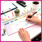 MOSA BEAR Undated Weekly Planner, 60-Week Horizontal Layout Desk Planner Daily - Image 5