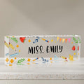 Teacher Office Desk Name Plate Personalized, Custom Name Plates by SalaGraphics