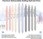 Donyang 10PCS Gel Pens Black Ink Fine Point Pens - Image 4