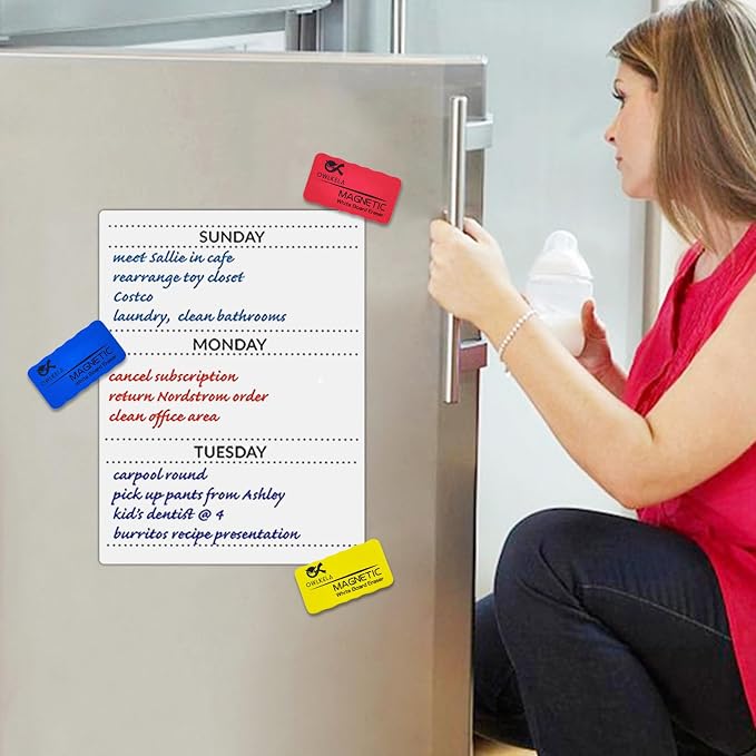OWLKELA 36 Pack Dry Erase Erasers, Magnetic Whiteboard Eraser - Image 5