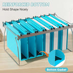 Nordun Plastic Hanging File Folder Extra Capacity, 12 Pack Reinforced Hang - Image 5