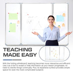 60” x 40” Foldable Whiteboard Dry Erase Board Large Tri Folding Whiteboard - Image 5