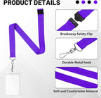 24-Pack Purple Breakaway Lanyards - Image 4