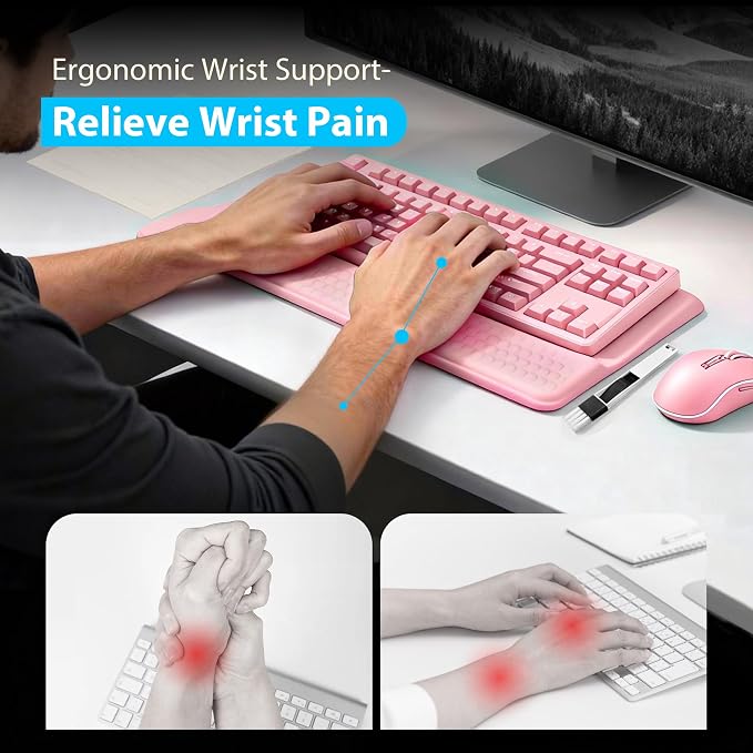 Wrist Rest for Keyboard, Ergonomic Keyboard Stand - Image 3