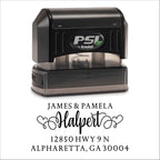 PrettySweetParty Self Inking Return Address Stamp by PrettySweetParty