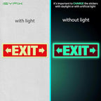 iSYFIX Exit Signs with Directional Right & Left Arrow - Image 2