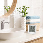 Wisoee Digital Shower Clock Waterproof, Bathroom Wall Clock Timer - Image 9