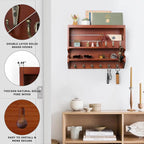 Mutsault Key Holder for Wall, Mail Organizer Wall Mounted - Image 6
