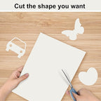 OcePor 50 Sheets Cream Cardstock Paper, Colored Printer Paper 8.5 x 11 - Image 4