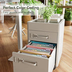 EcoStash Wheat Straw Expanding Hanging File Folders, 1.2" Accordion Pockets - Image 3
