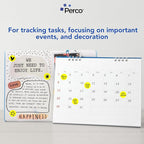 Perco Fluorescent Yellow 1-Inch Round Circle Dot Sticker Labels - Image 3