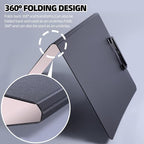 FRETONBA Clipboard Folder, 360 Degree Foldable Binder Clipboards - Image 5