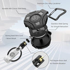 1 Pack Retractable Keychain Heavy Duty, Badge Reels Retractable, Tactical ID - Image 7