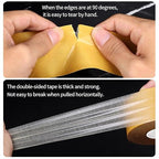 KAIYUER Thin Double Sided Fabric Tape Heavy Duty, Strong Double Sided Tape - Image 6