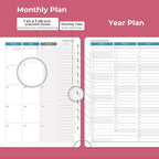 IN-LUXPRO Planner 2026 Daily Weekly and Monthly, 12 Months Spiral Bound - Image 4