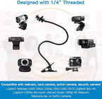 Pipishell 25 Inch Webcam Stand, Flexible Desk Mount Clamp Gooseneck Stand - Image 2