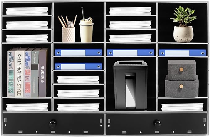 SHIECAMASIC Literature Organizer, 32 Compartments Office Mailbox by Unknown