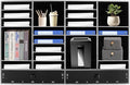 SHIECAMASIC Literature Organizer, 32 Compartments Office Mailbox by Unknown