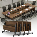 Folding Conference Table, Mobile Office Conference Room Tables by Unknown