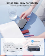 USB C Charger Block 200W with Wall Plug, 6 Ports GaN IV Charging Station Hub - Image 5