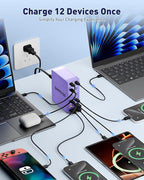 SAIPKYGS USB Charging Station, 12-Port USB C Charger Block - Image 4