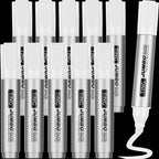 Fuutreo 10 Pack Jumbo Permanent Markers Bulk Large Chisel Tip Permanent Markers by Fuutreo
