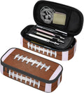 American Football Ball Texture Pencil Case Big Capacity Storage Pencil Pouch by HKHEHOP
