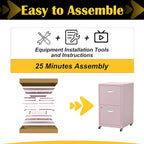SteeLoong 2 Drawer File Cabinet - Image 6