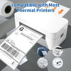 4"×6" Direct Thermal Shipping Label, Fanfold Thermal Label 4000 Packs Permanent - Image 5