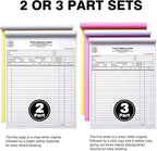 Custom Invoice Book with Logo 100 Set Personalized Receipt Books Customized - Image 3