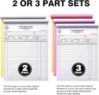 Custom Invoice Book with Logo 100 Set Personalized Receipt Books Customized - Image 3