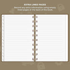 Clever Fox Password Book Spiral – Mini Internet Address & Password Organizer - Image 6
