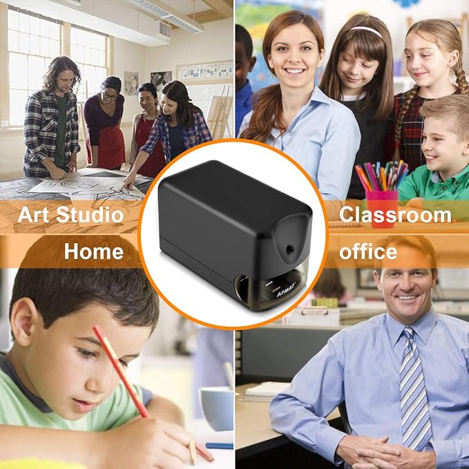 AFMAT Electric Pencil Sharpener, Heavy Duty Pencil Sharpener - Image 7