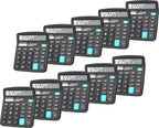 Calculators, BESTWYA 12-Digit Dual Power Handheld Desktop Calculator by BESTWYA