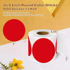 3 Inch Round Color Coding Labels - Image 2