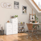 INTERGREAT 2 Drawer File Cabinet, Lockable Vertical File Office Cabinet - Image 2