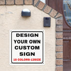 Custom Outdoor Metal Personalized Sign - Image 2
