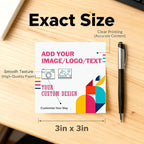 Personalized Sticky Notes Bulk 3-500 Pack – 3"x3" Custom Notepads Promotional - Image 4