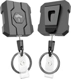 Retractable Keychain Badge Holder by VYNCS