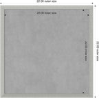 Amanti Art Silver Framed Magnetic Board 22x22 Medium Vision Board - Image 3